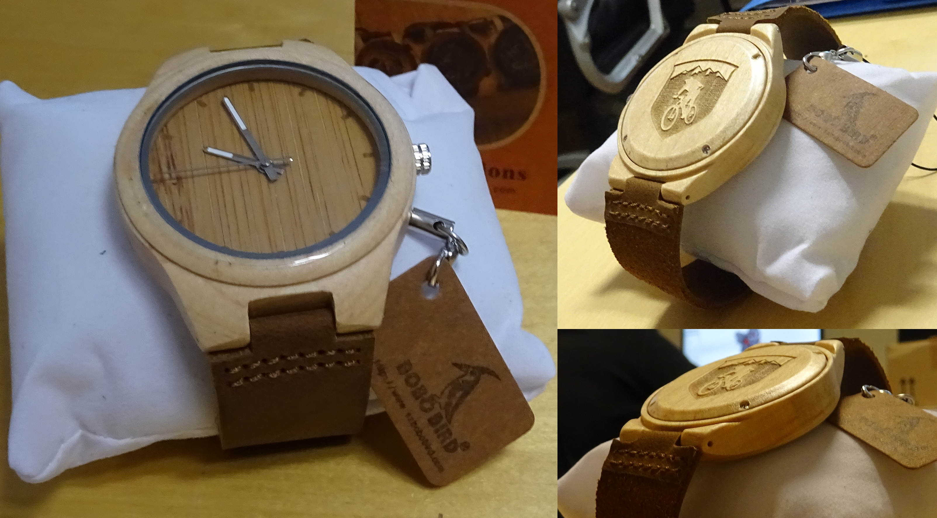 Montre Cuir & Bois personnalisées